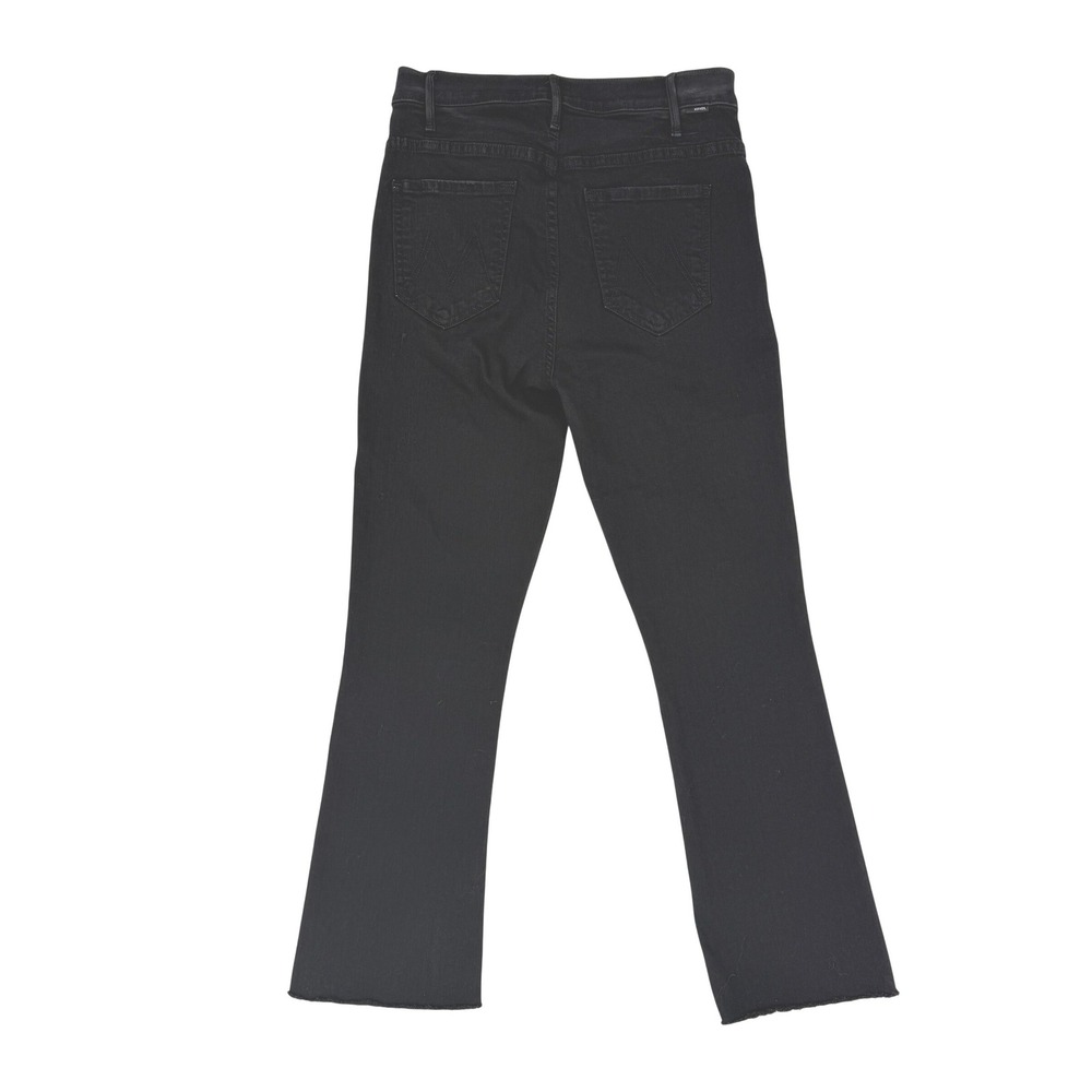 Mother The Hustler Ankle Fray Jeans Womens 29 Black Excellent Not Guilty - Picture 2 of 9